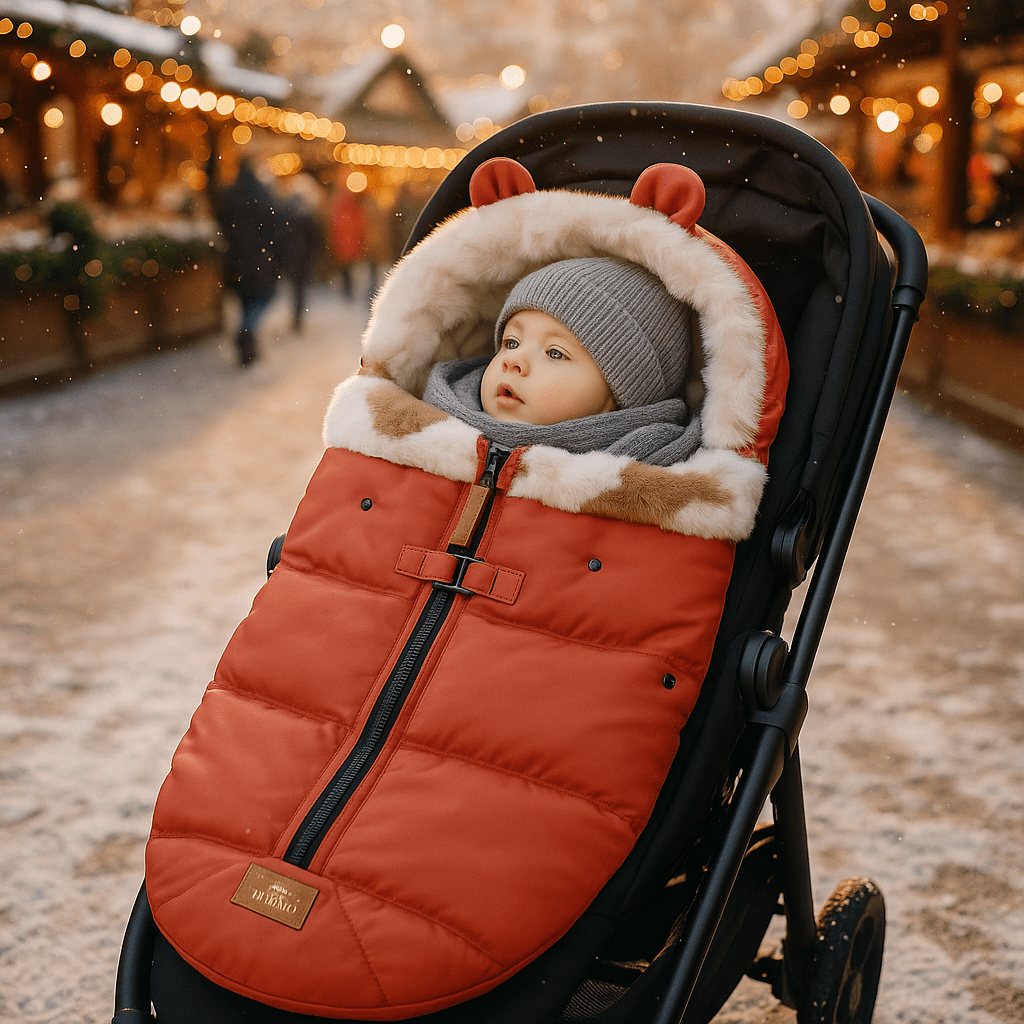 poussette chancelière nouveau né neige - Bébé Logis