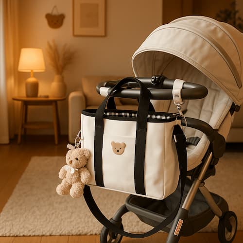 SAC A LANGER NOIR | Polyvalent pratique Bébé Logis