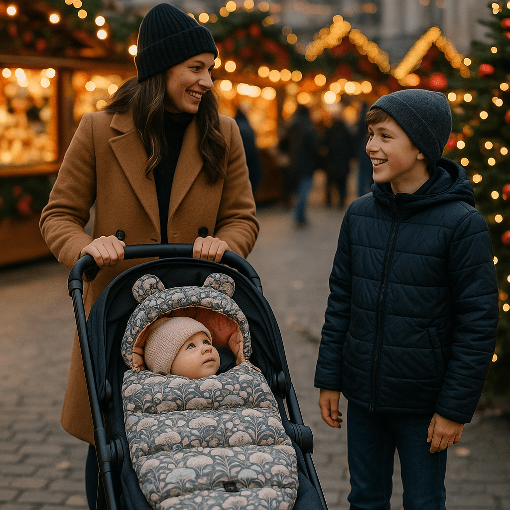 chanceliere pour poussette imprimé joie - Bébé Logis