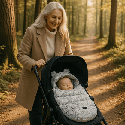 chanceliere pour poussette imprimé léopard - Bébé Logis