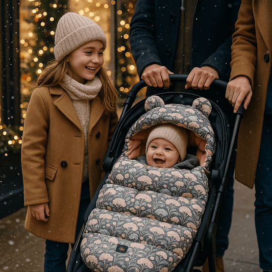 chanceliere pour poussette imprimé pollen - Bébé Logis