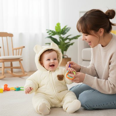 COMBINAISON BEBE| Douceur Naturelle blanc - Bébé Logis