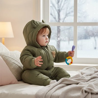 COMBINAISON BEBE| Douceur Naturelle vert - Bébé Logis