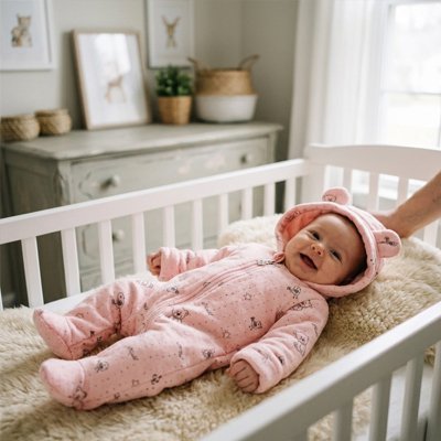 COMBINAISON BEBE FILLE | Petit Lapin Rose™ - Bébé Logis