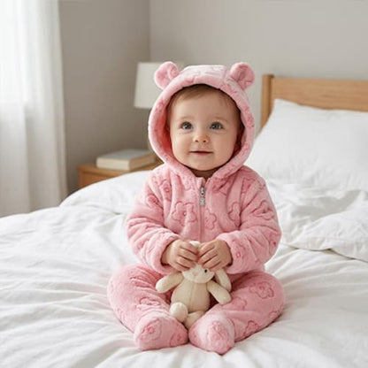 COMBINAISON BEBE FILLE | Petit Lapin Rose™ fleurs Bébé Logis