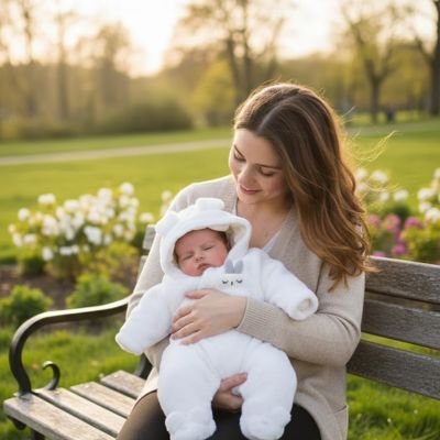 COMBINAISON BEBE | Little Bunny™ blanc - Bébé Logis