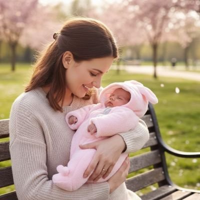 COMBINAISON BEBE | Little Bunny™ rose - Bébé Logis
