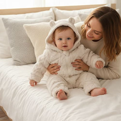 COMBINAISON HIVER POUR BEBE | UltraCozy™ blanc Bébé Logis