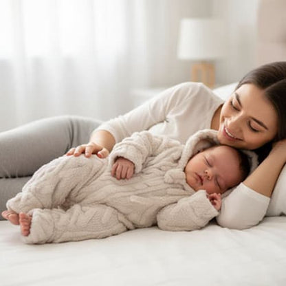 COMBINAISON HIVER POUR BEBE | UltraCozy™ liberté de mouvement blanc Bébé Logis