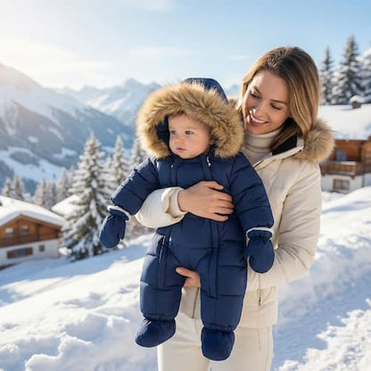 COMBINAISON SKI BEBE | Nordic Little™ bleu Bébé Logis