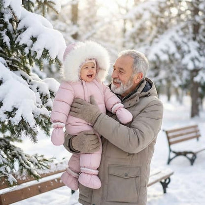 COMBINAISON SKI BEBE | Nordic Little™ rose Bébé Logis