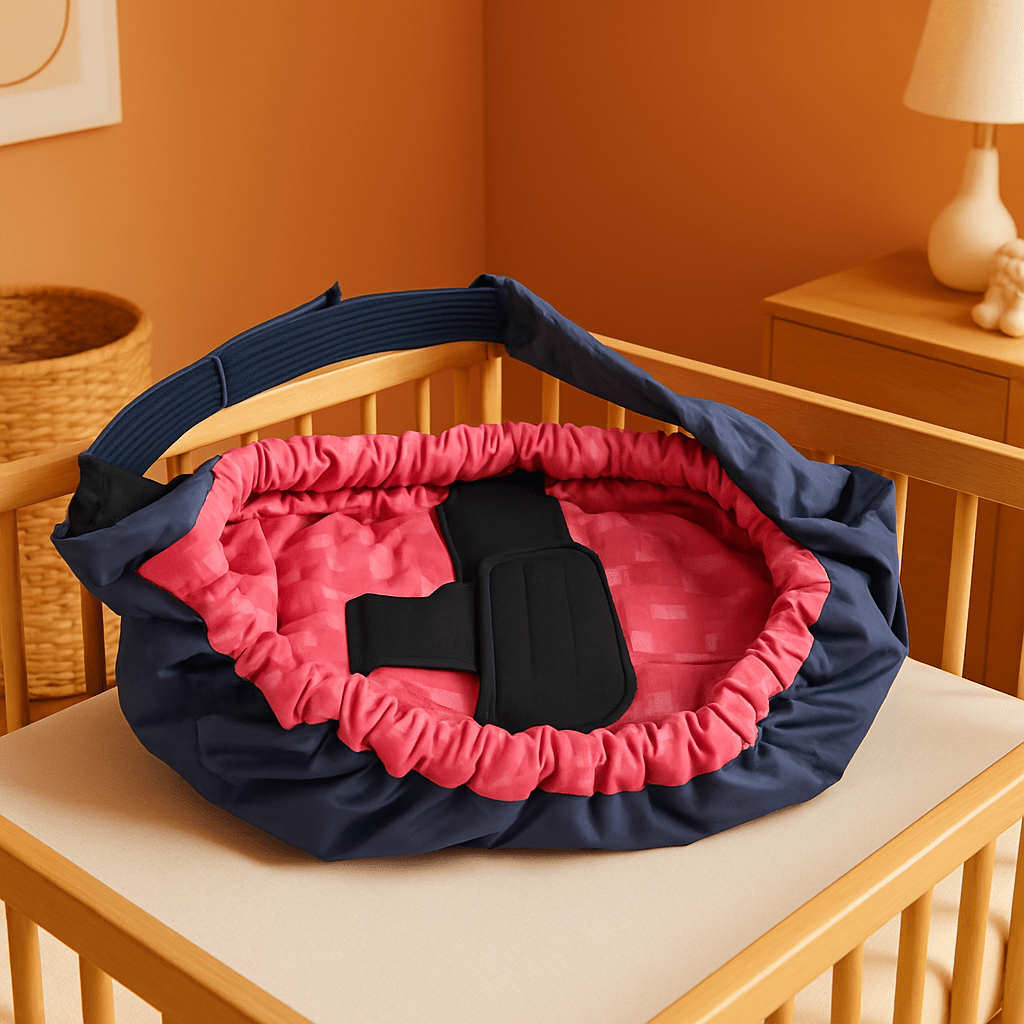 echarpe de portage babysleep carreaux rouge - Bébé Logis