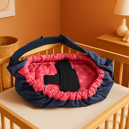 echarpe de portage babysleep carreaux rouge - Bébé Logis