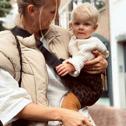 ECHARPE DE PORTAGE BEBE | Léopard maintien dorsal Bébé Logis