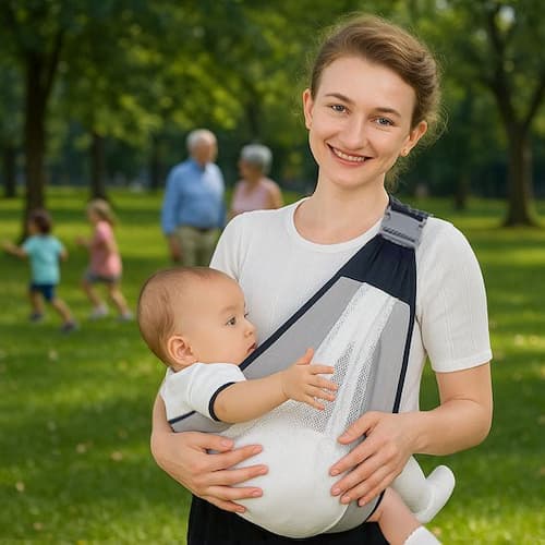 ECHARPE DE PORTAGE | Respirant balade paisible Bébé Logis