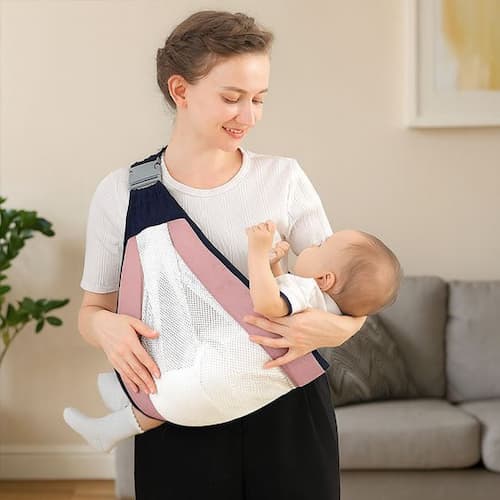 ECHARPE DE PORTAGE | Respirant rose Bébé Logis