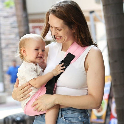 echarpe portage bebe transporteur rose - Bébé Logis