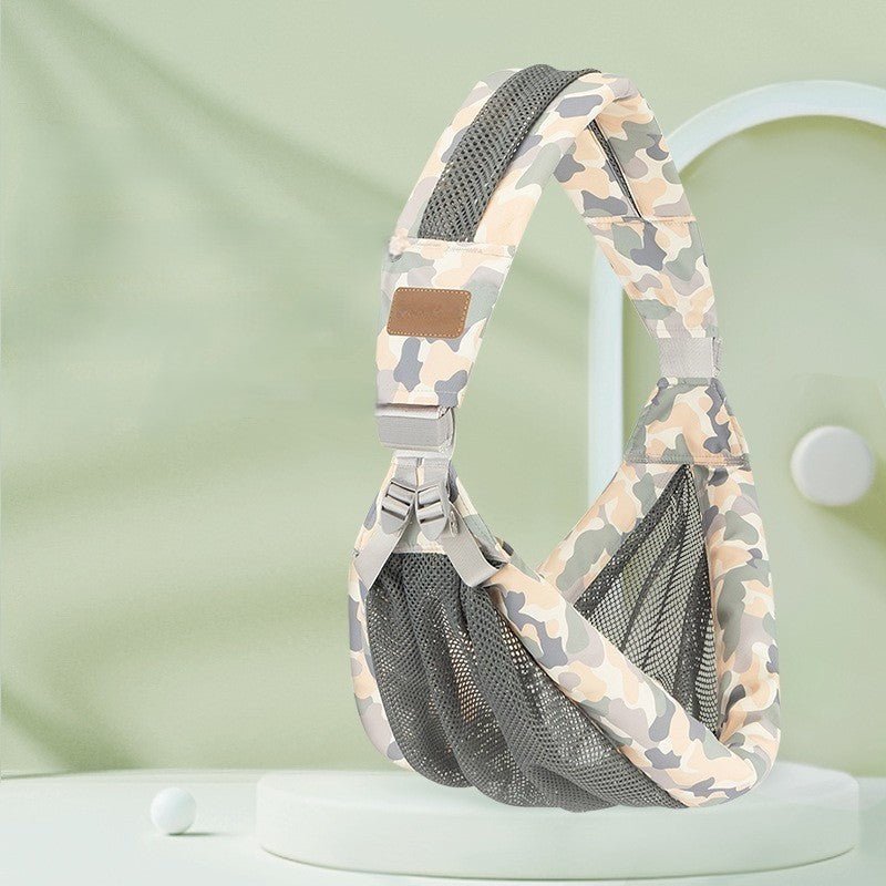portage bebe echarpe ergonomique camouflage - Bébé Logis