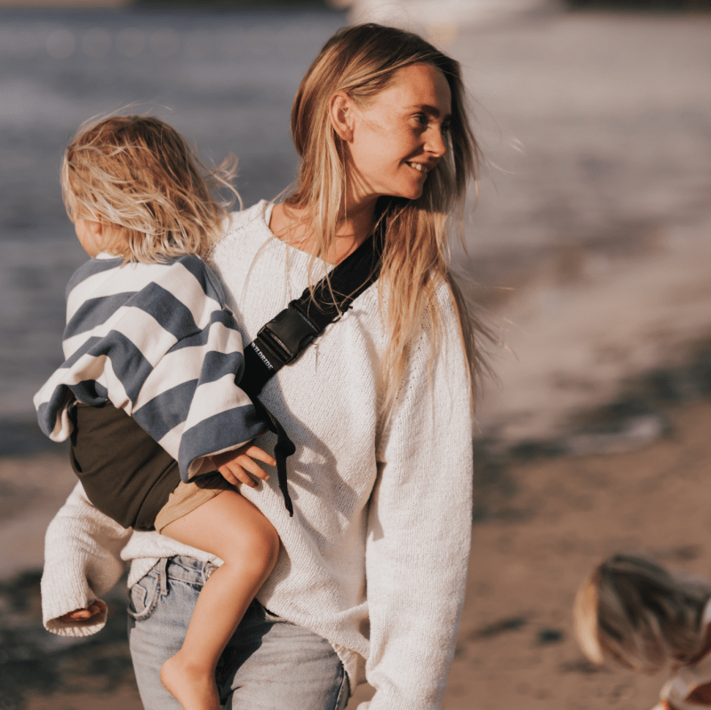 portage echarpe classique marron - Bébé Logis