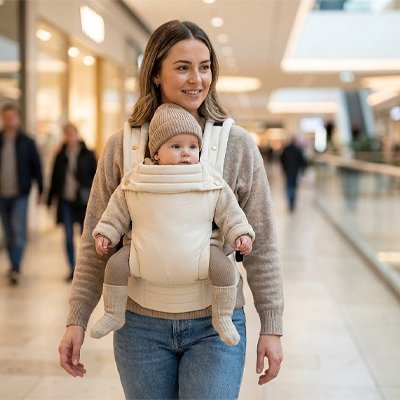 PORTE BEBE | ComfortWalk™ blanc - Bébé Logis
