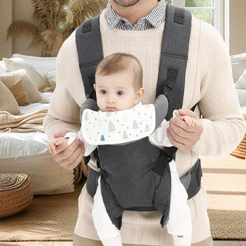 PORTE BEBE ERGONOMIQUE | BabyConfort™ gris clair Bébé Logis