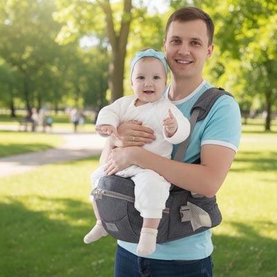 PORTE BEBE ERGONOMIQUE | Confort & Sécurité évolutif - Bébé Logis