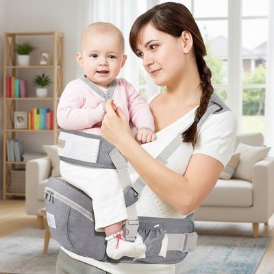 PORTE BEBE ERGONOMIQUE | Confort & Sécurité maintien dorsal - Bébé Logis