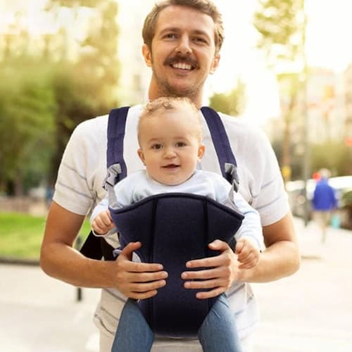 PORTE BEBE | Kangourou bleu marine Bébé Logis