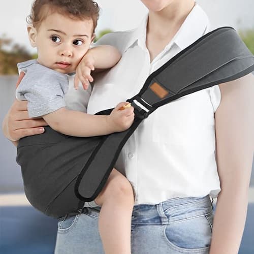 PORTE BÉBÉ | Respirant noir Bébé Logis