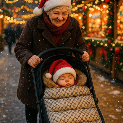 poussette chanceliere hiver sorties - Bébé Logis