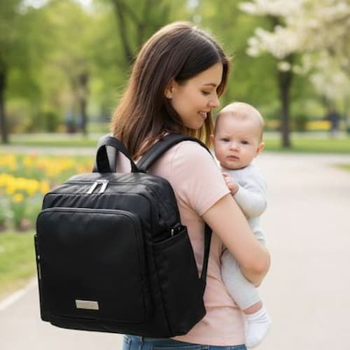 SAC A DOS A LANGER | BabyMove™ noir Bébé Logis