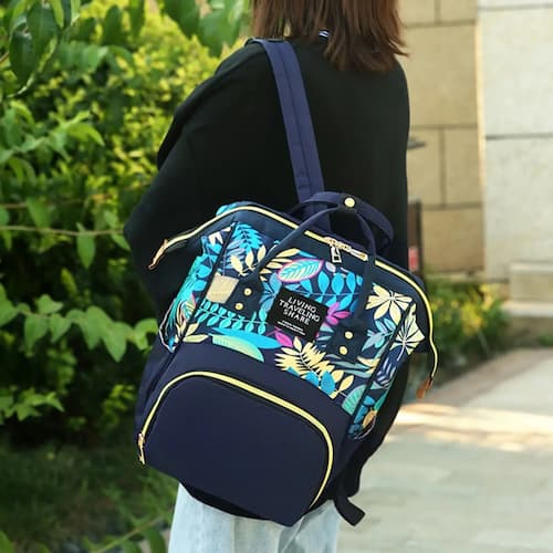 SAC A DOS A LANGER | Jungle™ bleu marine Bébé Logis