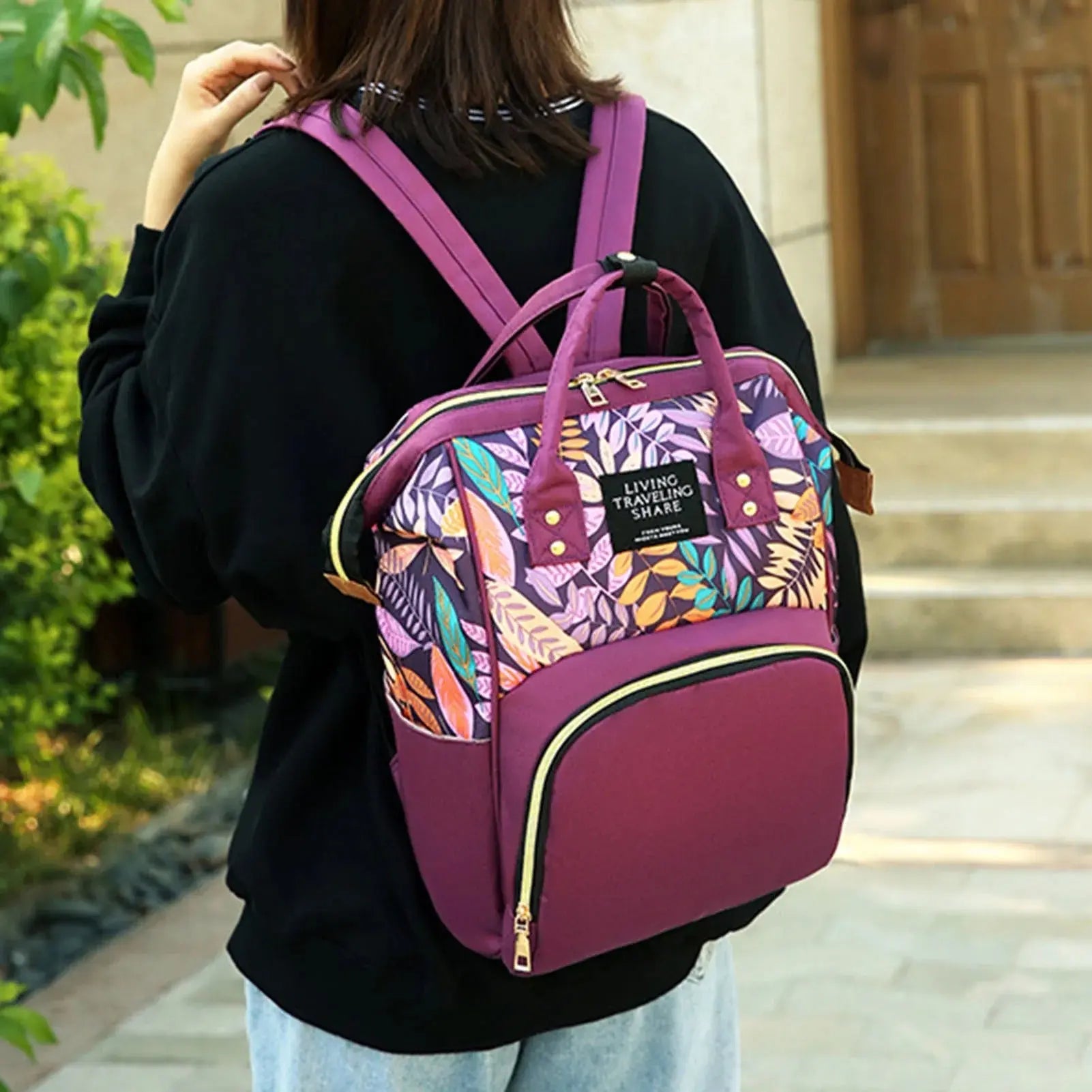 sac a dos a langer jungle violet