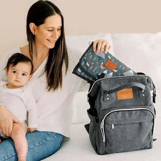 Sac à Langer Fourre-Tout Avec Station à Langer - Sac Multifonction Bébé