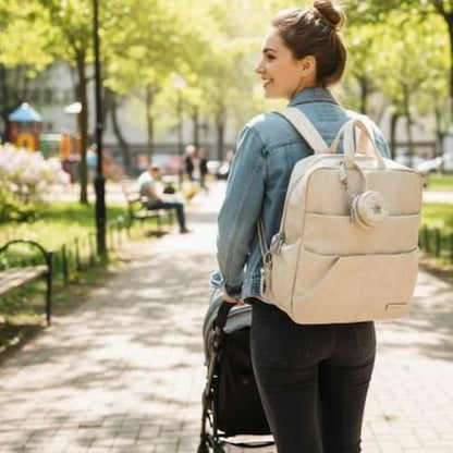 SAC A LANGER A DOS | SilverStar™ beige clair Bébé Logis