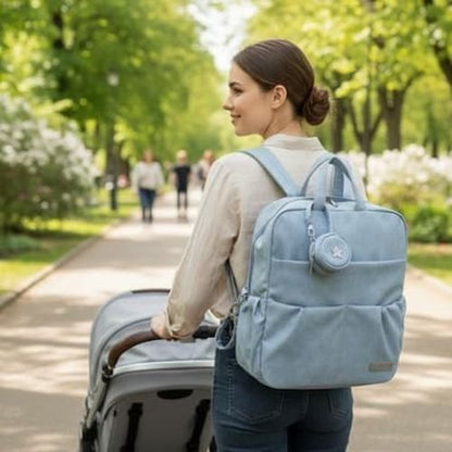 SAC A LANGER A DOS | SilverStar™ bleu clair Bébé Logis