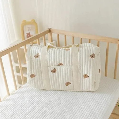 SAC A LANGER BEBE | Brodé ours Bébé Logis
