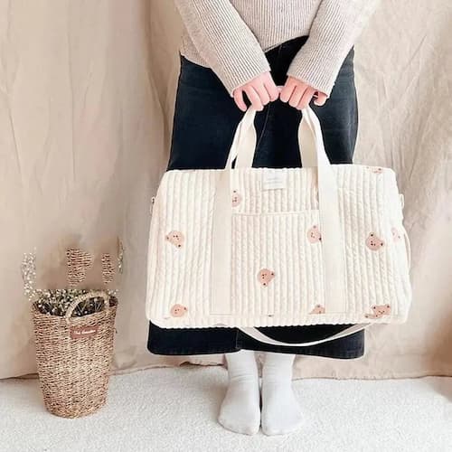 SAC A LANGER BEBE | Brodé confortable Bébé Logis
