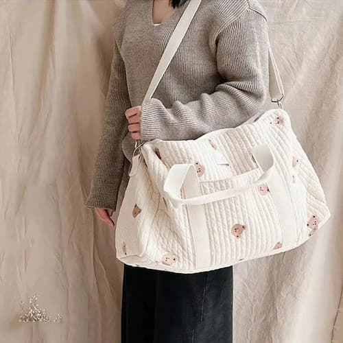 SAC A LANGER BEBE | Brodé grande capacité Bébé Logis