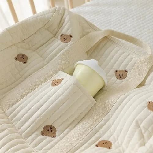 SAC A LANGER BEBE | Brodé poche extérieure Bébé Logis