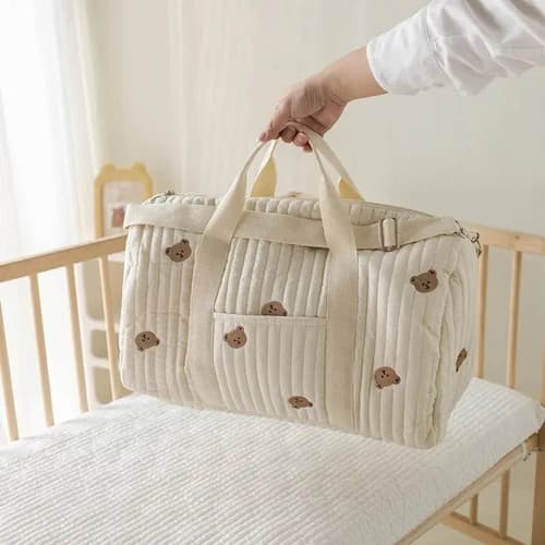 SAC A LANGER BEBE | Brodé pratique et léger Bébé Logis
