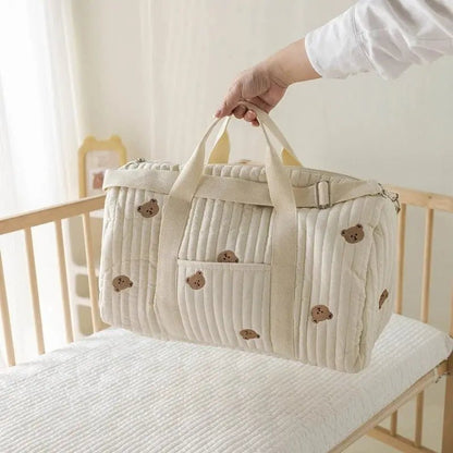 sac a langer bebe brodé pratique - Bébé Logis