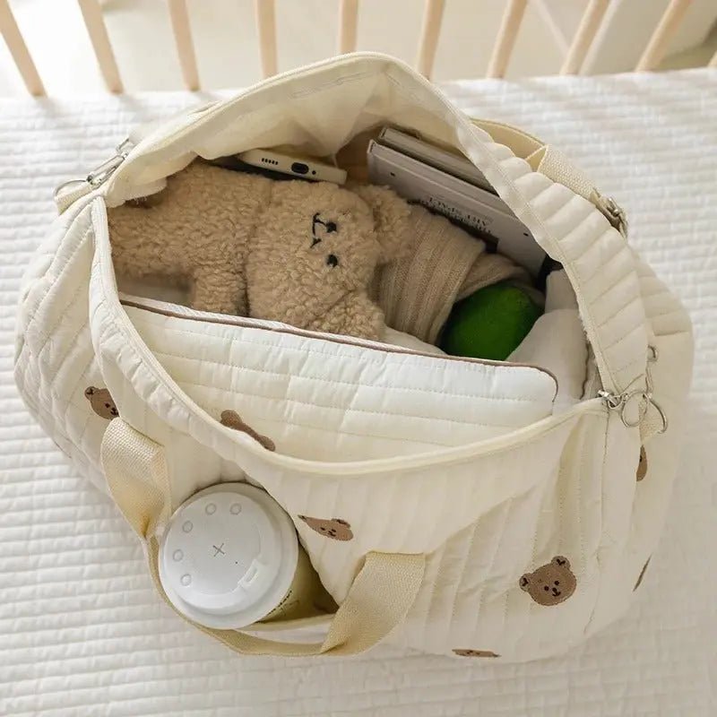 sac a langer bebe brodé rangements - Bébé Logis