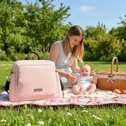 SAC A LANGER BEBE | Matelassé Élégant  confortable Bébé Logis