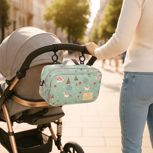 SAC A LANGER BEBE | Poussette motifs licorne Bébé Logis