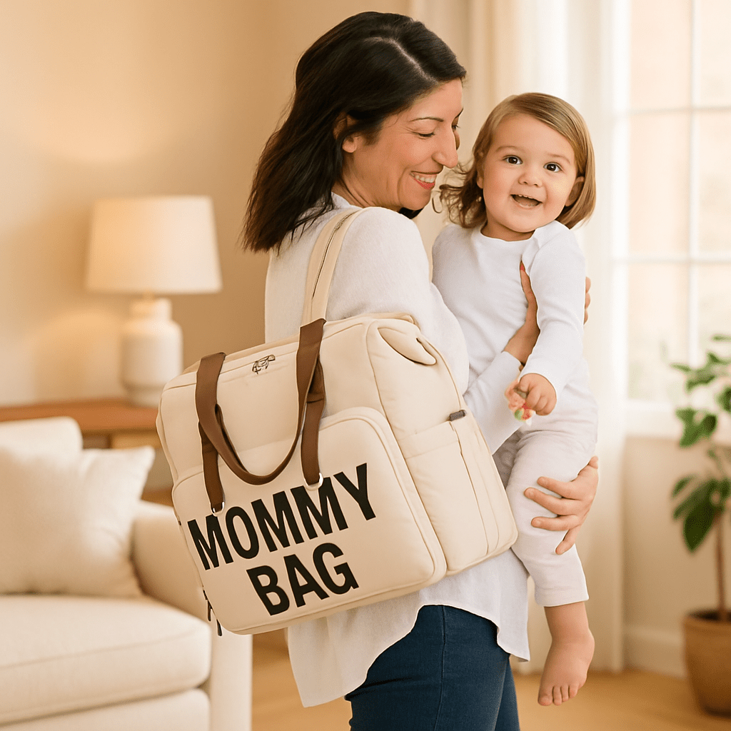sac a langer Mommy Bag blanc - Bébé Logis
