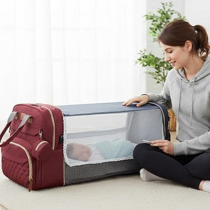 SAC A LANGER | NidNomade™ rouge Bébé Logis