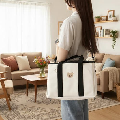 SAC A LANGER NOIR | Polyvalent sangles Bébé Logis