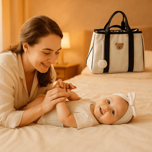 SAC A LANGER NOIR | Polyvalent sérénité Bébé Logis